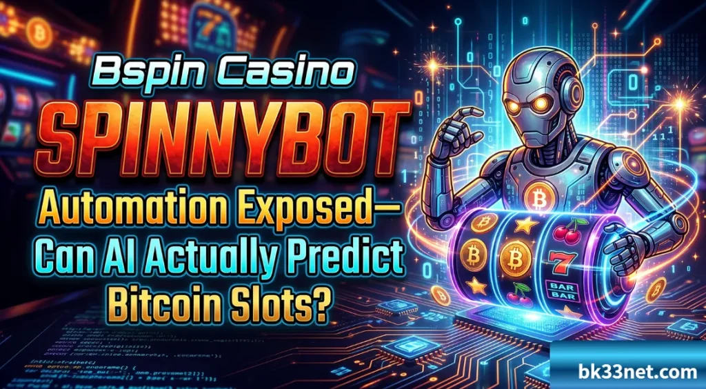 Bspin Casino : SpinnyBot Automation Exposed — Can AI Actually Predict Bitcoin Slots? 1 Bspin Casino: SpinnyBot Automation Exposed—Can AI Actually Predict Bitcoin Slots?